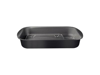Assadeira com Grelha Tramontina Brasil Antiaderente Grafite 34CM