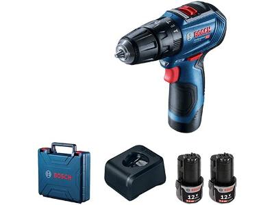Parafusadeira Furadeira Bosch GSB 12V Brushless 2 Baterias e Maleta
