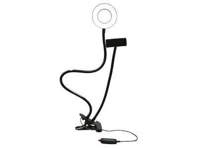Suporte Ring Light Flexível Ajustável Clip Fixador Multilaser AC369