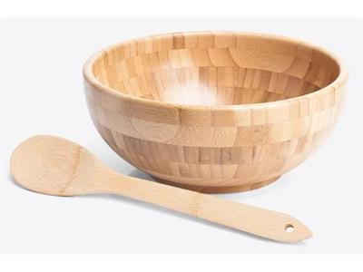 Cumbuca em Bambu com Colher 30CM 3 Litros