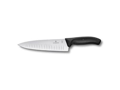 Faca com Sulcos Victorinox Swiss Classic Preta 20CM