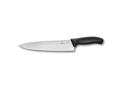 Faca com Sulcos Victorinox Swiss Classic Preta 25CM