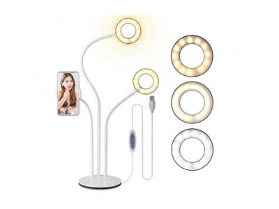 Suporte de Mesa Vivitar VIVPC102 para Smartphone com 2 Ring Lights
