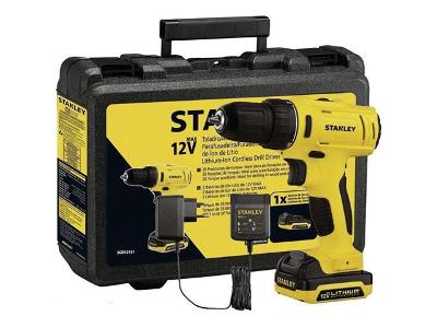 Parafusadeira Furadeira Stanley Sem Fio com Maleta Bivolt