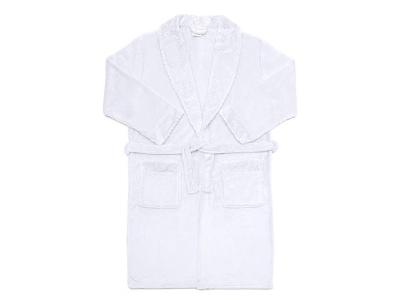 Roupão Feminino Buettner Microfibra Love Gola Xale Liso P Branco