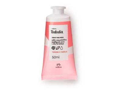 Creme Desodorante Nutritivo Mãos Natura TodoDia Tâmara e Canela 50ML