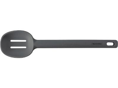 Colher de Servir Perfurada Tramontina Moldê em Silicone Cinza