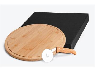 Conjunto para Pizza em Bambu Napoli 35CM 2 Peças