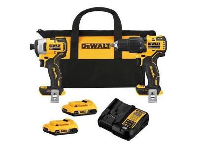 Combo DeWalt Parafusadeira DCD709 e Furadeira DCF809 com Bolsa