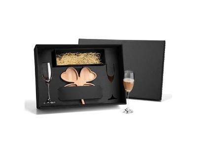 Kit Petisco e Champagne Welf 3 Peças com Petisqueira de Trevo