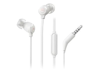 Fone de Ouvido Motorola Earbuds 3-S com Microfone Branco