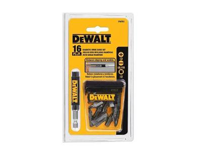 Jogo para Parafusar DeWalt com Guia Magnética 16 Peças