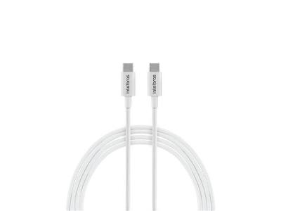 Cabo USB-C Duplo Intelbras 1,2m PVC EUCC 12PB Branco