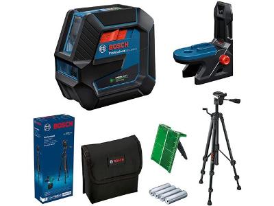 Nivelador de Linhas Verdes Bosch GCL 2-50 G 50 Metros com pontos