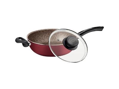 Fritadeira Multiuso Tramontina Paris Vermelha com Cabo e Tampa 26CM