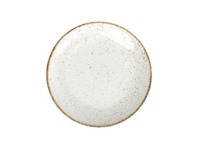 Prato De Porcelana Raso Tramontina Rústico 25cm Marrom