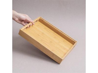 Caixa Vazada Oikos de Bambu Empilhável 31CM