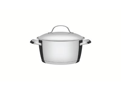 Caçarola Funda Tramontina Allegra em Aço Inox com Fundo Triplo 20CM