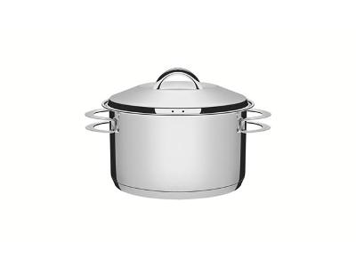 Caçarola Tramontina Solar Funda em Aço Inox com Tampa e Alças 20CM