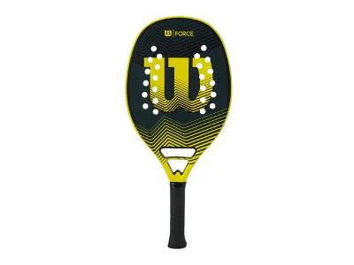 Raquete de Beach Tennis Wilson Force Preto e Amarelo WRBT04004007