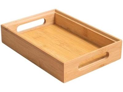 Caixa Vazada Oikos de Bambu Empilhável 22X15,1X4,5cm