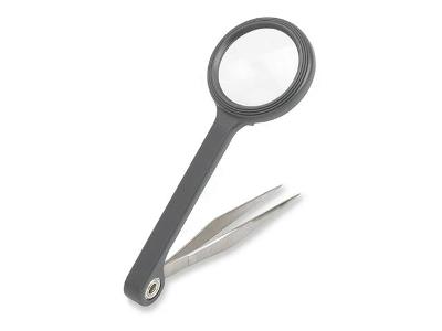 Lupa Carson MagniGrip de 30mm Zoom de 4.5x e Pinça Acoplada