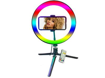 Luminária Ring Light  Vivitar Portátil USB com Tripé