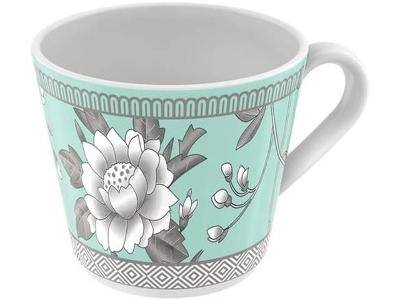 Xícara Chá Tramontina Helen em Porcelana Decorada 185 ml