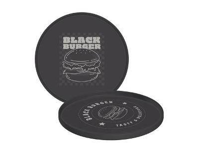 Prato Tramontina Black Burger em Polipropileno Cinza