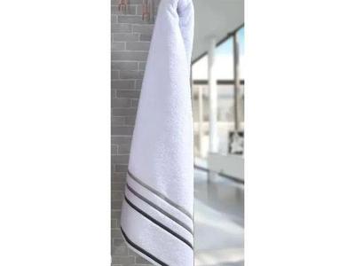 Toalha de Rosto Hiper Têxtil Yasmin Branco 45 x 68 cm
