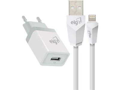 Kit ELG KT810WC Carregador de Parede+Cabo para Recarga e Sincronização