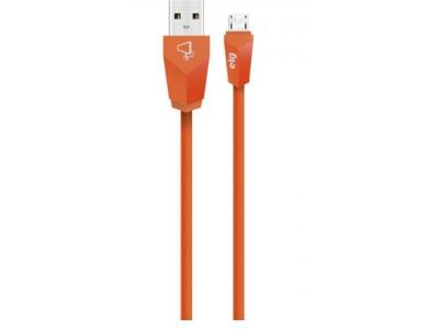 Cabo ELG M518LR Sincronização e Recarga MicroUSB 1.8M Laranja