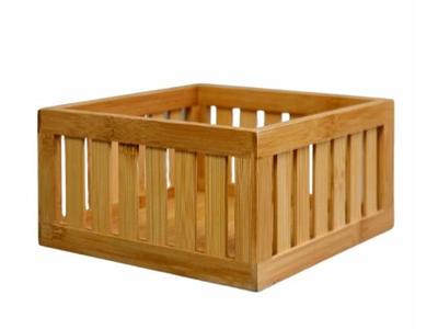 Cesto Ripado Oikos de Bambu 22 cm
