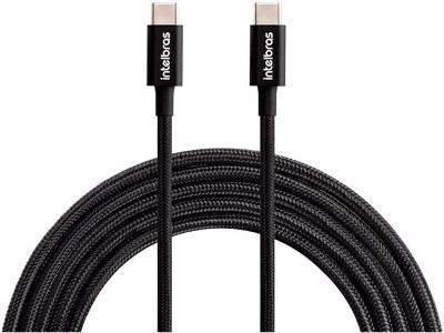Cabo Usb-c Intelbras 1,5m Nylon Preto EUCC 15NP