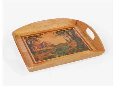 Bandeja para Servir em Bambu Itália Retangular 40CM