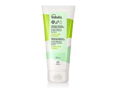 Creme Desodorante Corpo Natura TodoDia Capim Limão e Hortelã 200ML