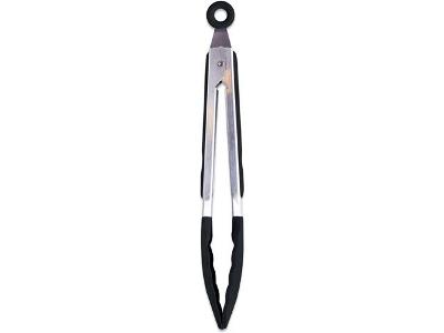 Pegador de Inox e Silicone com Trava OIKOS Cozinha Preto