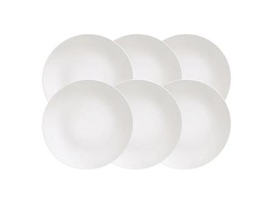 Kit Prato Raso Tramontina Sophia em Porcelana Decorada 6 Peças