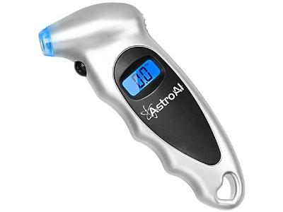 Medidor com Visor LCD Digital de Pressão de Pneus de até 150 PSI