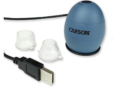 Microscópio de Computador Carson com Zoom 81X e iluminação por LED