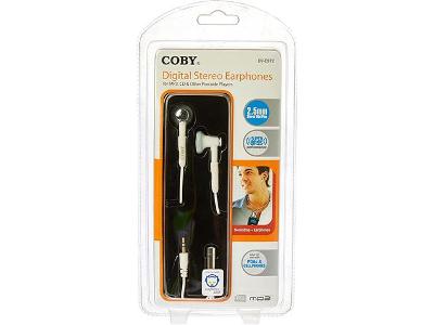 Fone de Ouvido IntraAuricular Coby com Suporte para Pescoço e Conector