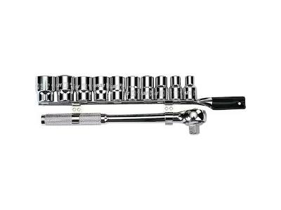Jogo De Soquete Encaixe De 1/2" Com 11 Peças Stanley