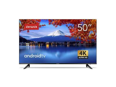 Smart TV Aiwa 50" 4K Android Borda Ultrafina HDR10 Dolby Áudio