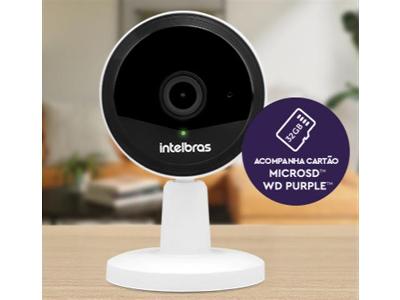 Câmera Interna Intelbras Wi-Fi Full Hd Im1 C/ Micro Sd 32Gb