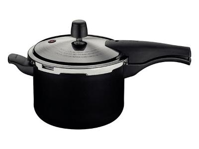 Panela de Pressão Tramontina Vancouver Antiaderente Preto 20cm 4,5L