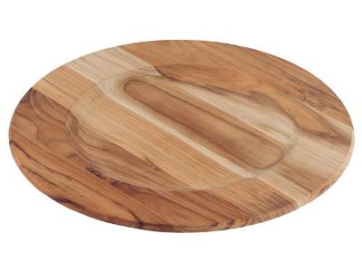 Sousplat Redondo Tramontina em Madeira Teca 33 cm