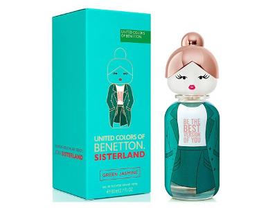 Perfume Benetton Sisterland Green Jasmine Eau deToilette Feminino 80ML