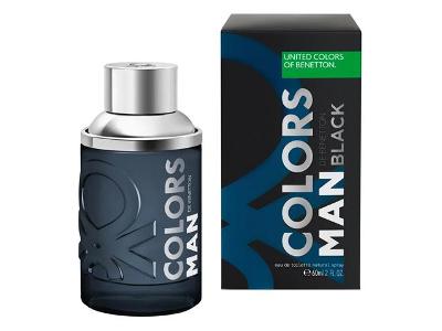 Perfume Benetton Colors Man Black Eau de Toilette Masculino 60ML