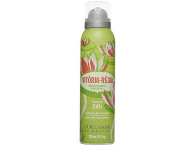 Desodorante Aerossol Loccitane au Brésil Vitória-Régia 150mL
