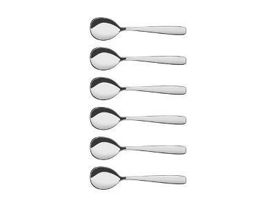 Conjunto de Colheres para Sorvete Tramontina Amazonas Aço Inox 6 Peças